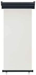 Toldo lateral para varanda 80x250 cm creme