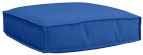 Conjunto de 2 Almofadas de Palete Azul Royal Tecido Oxford