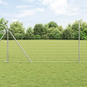 Cerca vidaXL 1.4x50 m Aço Galvanizado