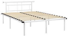 Estrutura de cama metal 160x200 cm branco