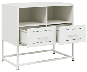 Móvel de TV 68x39x60,5 cm aço branco