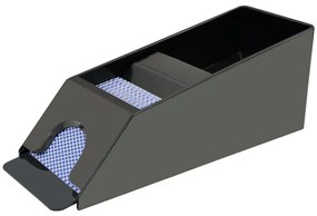 Conjunto de póquer/blackjack com 600 fichas em alumínio