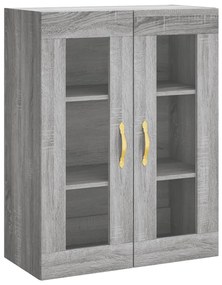Armário alto 69,5x34x180 cm derivados de madeira sonoma cinza
