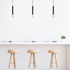 Candeeiro Suspenso Tempo – Preto – 4 x 4 cm
