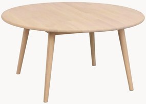 Mesa de centro redonda em madeira de carvalho Tompkins