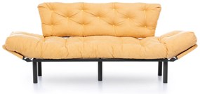 Conjunto de Mesas de Apoio Stil Metal Ferforje – Creme e Preto – 46x62
