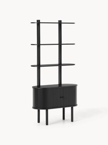Narrow Shelf Unit Calary with Fluted Front
