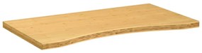 Tampo de secretária 100x60x4 cm bambu