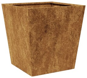 Garden Planters 2 pcs 40x40x40 cm aço resistente às intempéries