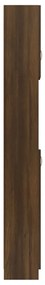 Armário Alto Loony de 190cm - Nogueira - Design Moderno