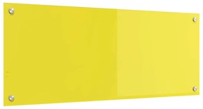 vidaXL Proteção de Cozinha Amarelo 100 x 40 cm vidro temperado