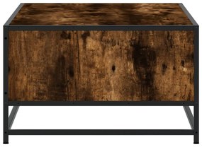 Mesa de centro 100x57x35cm deriv. madeira/metal carvalho fumado