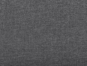 Cama dupla em tecido cinzento escuro 80 x 200 cm MARMANDE Beliani