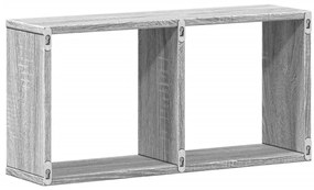 Armário de parede 60x16x30 cm deriv. madeira cinzento sonoma
