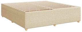Cama com molas/colchão 180x200 cm tecido cor creme