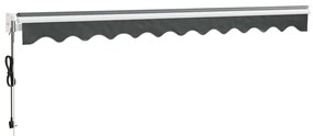 Toldo retrátil automático 3x2,5 m antracite