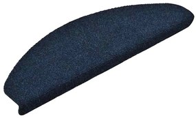 Tapetes de escada autoadesivos 5 pcs 65x21x4 cm azul-marinho
