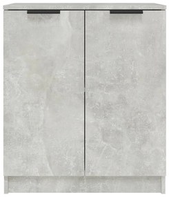Aparadores 2 pcs 60x30x70 cm madeira processada cinza cimento