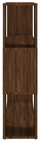 Estante/divisória 100x24x94 cm carvalho castanho