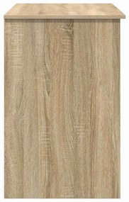 Secretária com Armazenamento Carvalho de Sonoma 90x49.5x75 cm Madeira