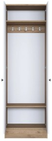 Cabide P6 – Branco Nogueira – 59,8x182,8x37,5 cm
