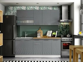 Conjunto de cozinha modular Tiffa Grey 102