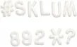Letras Para Tabuleiro Abbe Branco & 2 Cm - Sklum