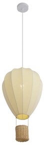 Candeeiro suspenso infantil bege Balão de ar quente - Air Balloon