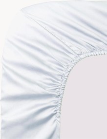 Lençol em cetim de algodão com elástico boxspring Ava