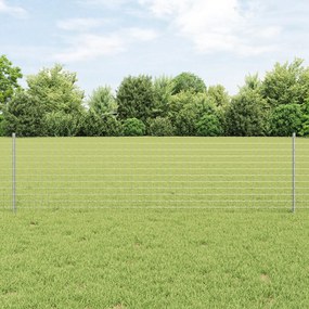 Postes de Cerca 11 pcs Canal U 60 cm Aço Galvanizado