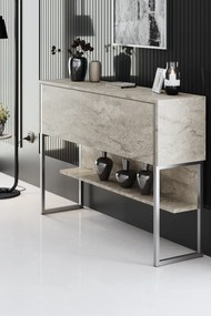 Cômoda Luxe – Travertine Silver – 120x80x30 cm