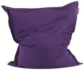 Pufe almofada violeta escuro 140 x 180 cm FUZZY Beliani
