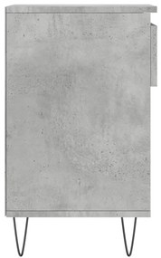 Sapateira 102x36x60 cm derivados de madeira cinzento cimento