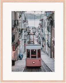 Impressão digital emoldurada Elevador da Bica