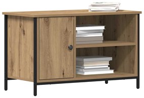 Casa de TV vidaXL Caramelo 80x40x50 cm Madeira engenheirada e Aço