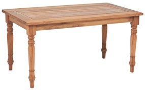 Mesa de centro Batavia em teca 90x50x45 cm