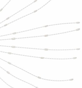 Iluminação estrelar p/ Natal 140 luzes LED 17 cm multicor