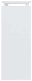 Mesa consola 80x30x80 cm derivados de madeira branco