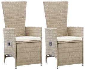 5 pcs conjunto de jantar para jardim bege