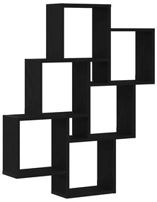 Armário de parede vidaXL em carvalho preto 78x15x92 cm em madeira reve