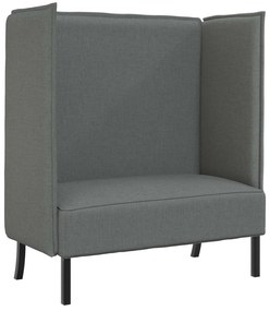 vidaXL Sofá de Encosto Alto Cinzento escuro 109 x 56 x 121 cm tecido