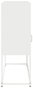 Aparador 100,5x39x107 cm aço laminado a frio branco