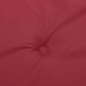 Almofadões p/ cadeiras jardim 2pcs tecido oxford vermelho tinto