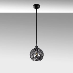 Candeeiro Suspenso Hay – Preto – 17 x 17 x 118 cm