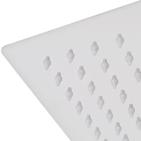 Cabeça de chuveiro 2 pcs aço inoxidável 25x25 cm
