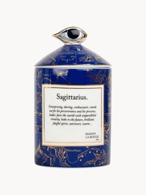 Vela perfumada artesanal Sagittarius (Gurgum, rosa e açafrão)