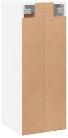Armário de parede 34,5x34x90 cm derivados de madeira branco