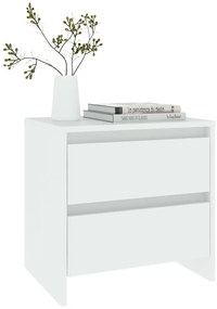Mesa de cabeceira 45x34,5x44,5 cm aglomerado branco
