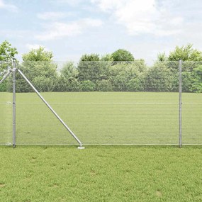 Cerca de Fio Soldado com 13 Postes de Espinho 1.2x50 m Aço Galvanizado