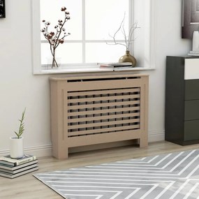 vidaXL Cobertura de radiador 112x19x81,5 cm MDF